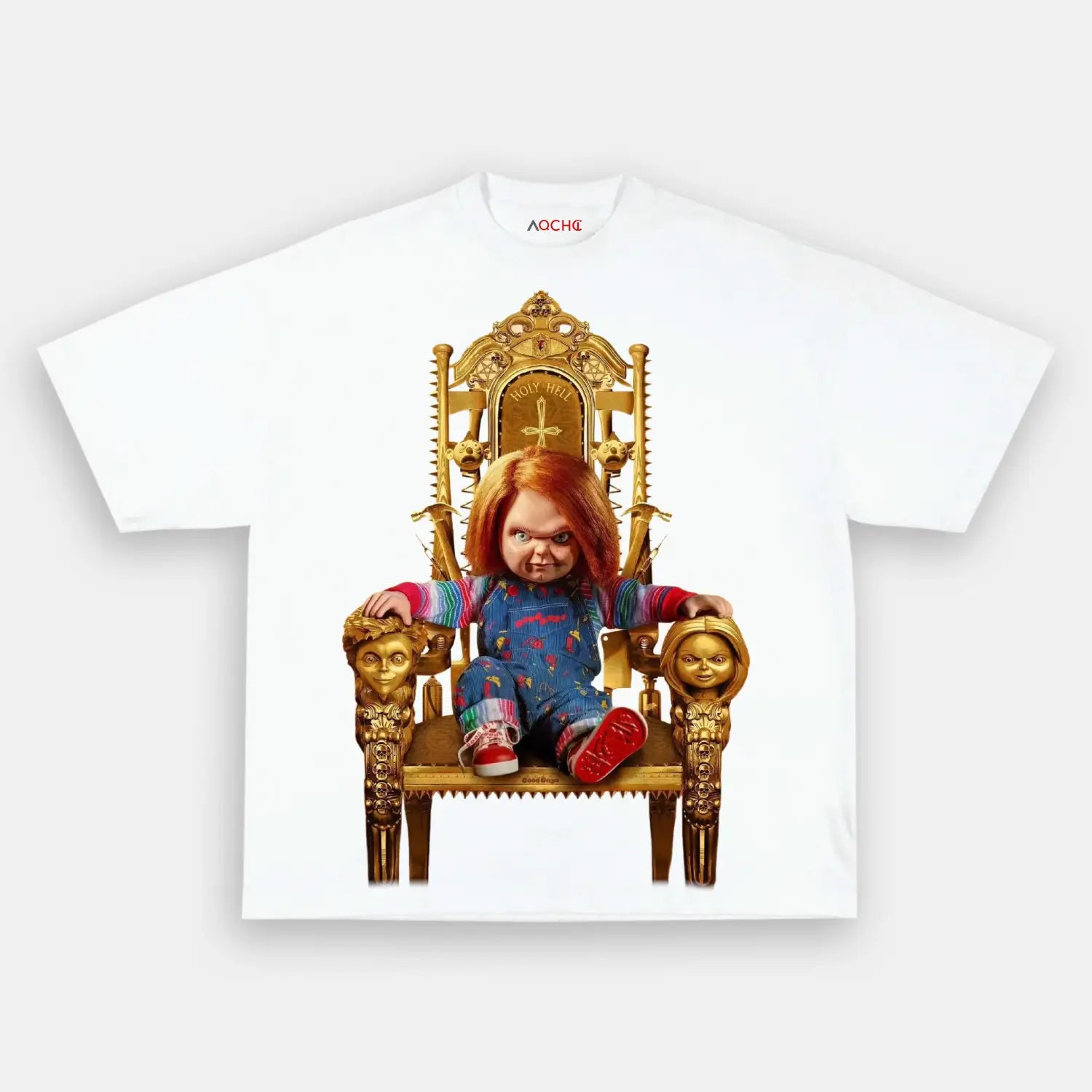 AQCHIC CHUCKY V3 Unisex Graphic Heavyweight Cotton Shirt