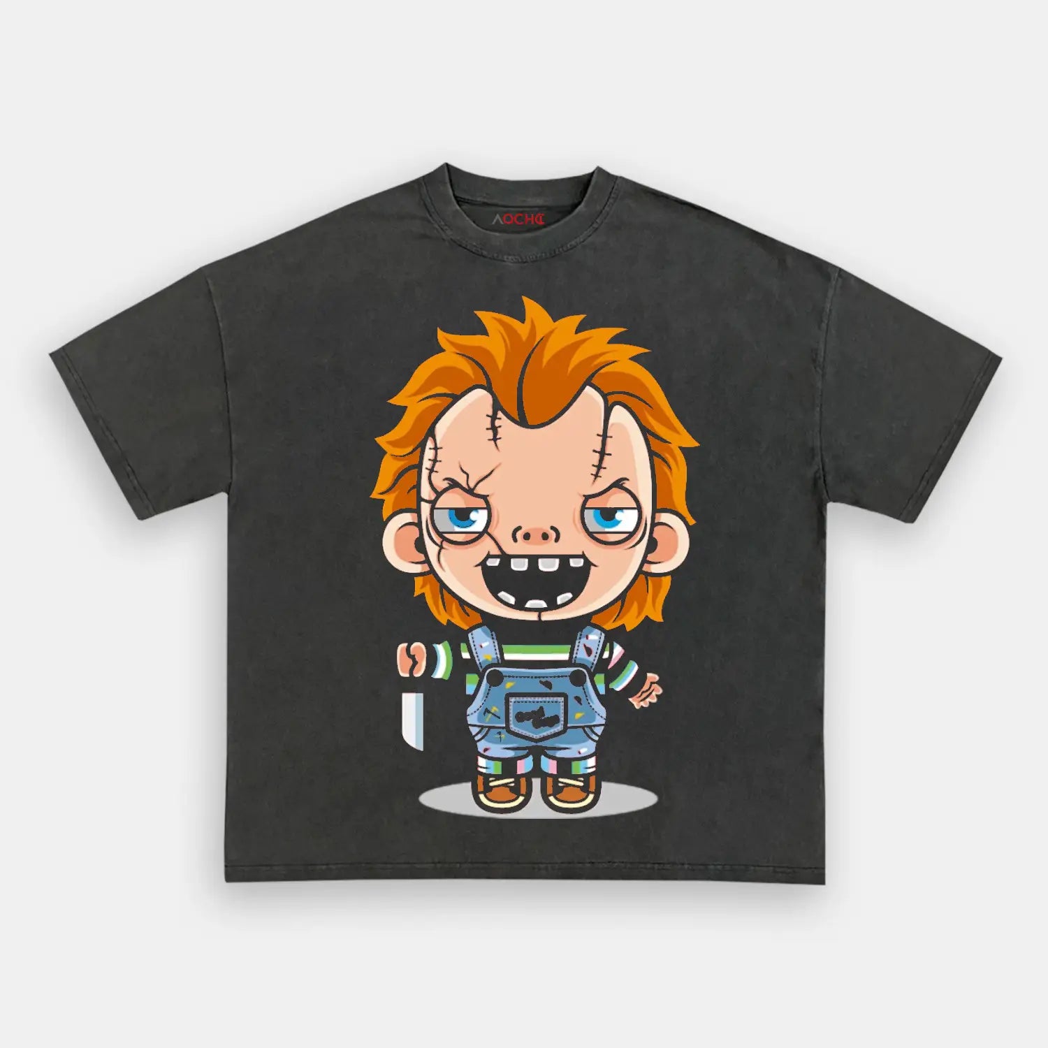 AQCHIC CHUCKY V6 Unisex Graphic Heavyweight Cotton Shirt