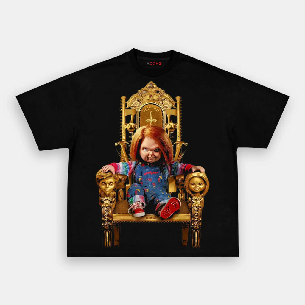 AQCHIC CHUCKY V3 Unisex Graphic Heavyweight Cotton Shirt