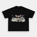AQCHIC Cool Cats Unisex Graphic Heavyweight Cotton Shirt