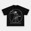 AQCHIC Da Vincis Vitruvian Unisex Graphic Heavyweight Cotton Shirt