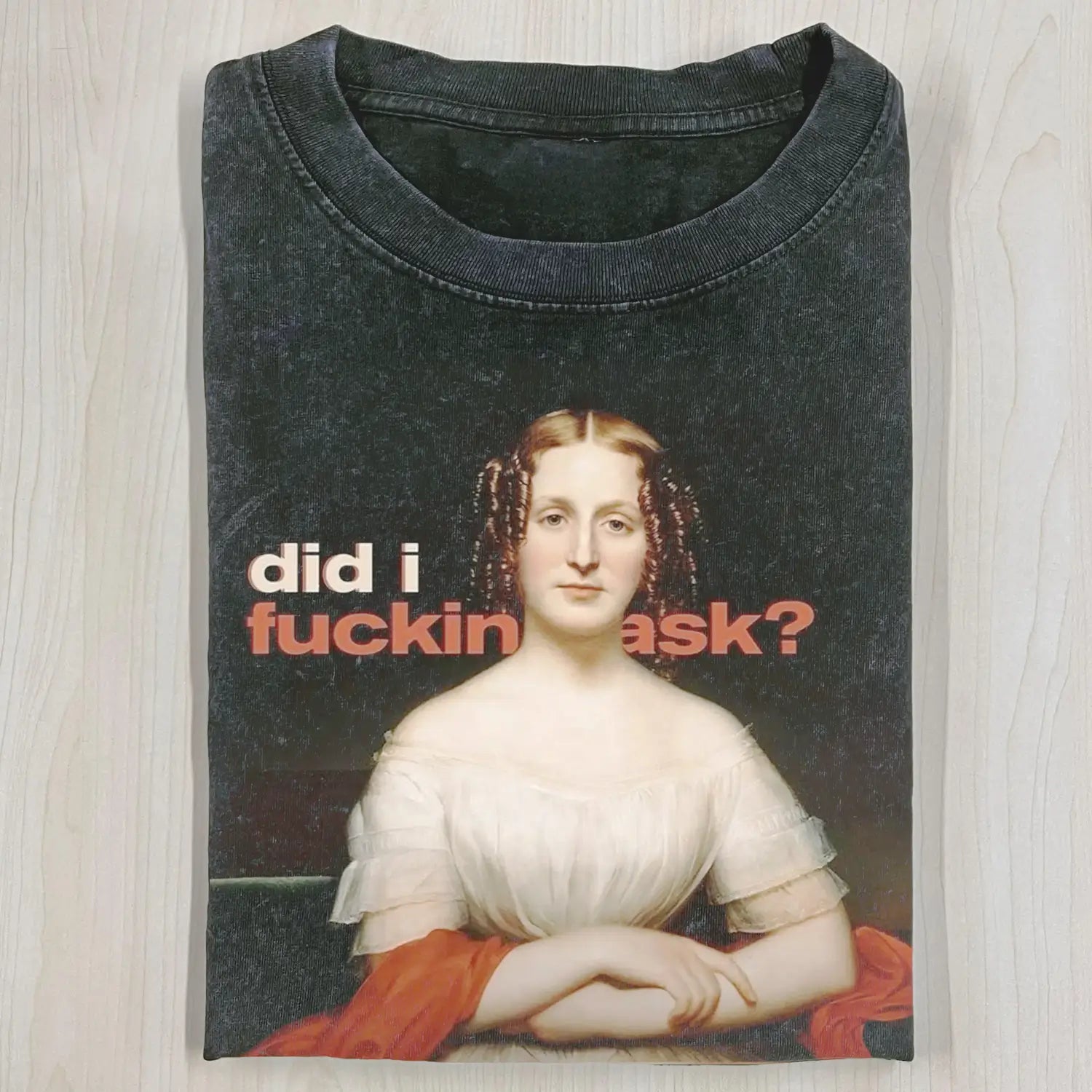 AQCHIC Did I Ask Unisex Graphic Heavyweight Cotton Shirt