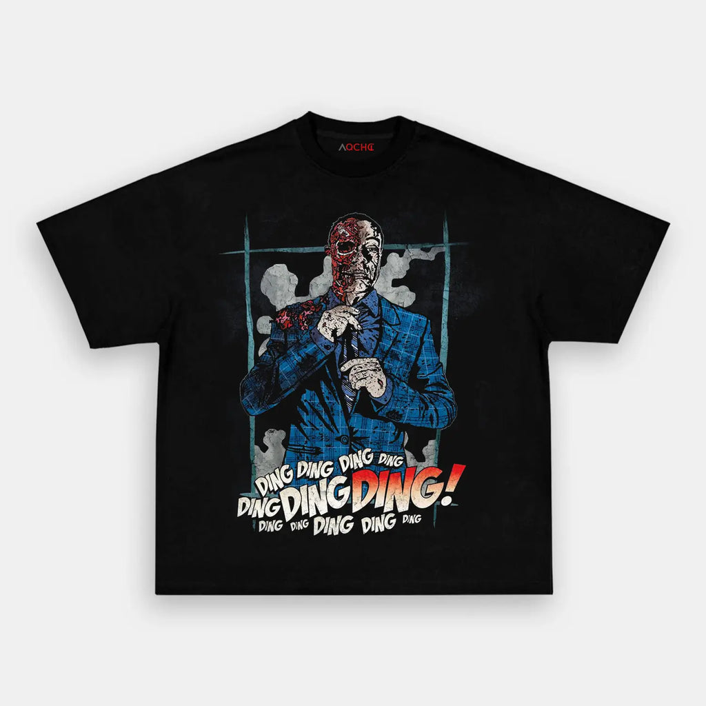 AQCHIC Dingdingding Unisex Graphic Heavyweight Cotton Shirt