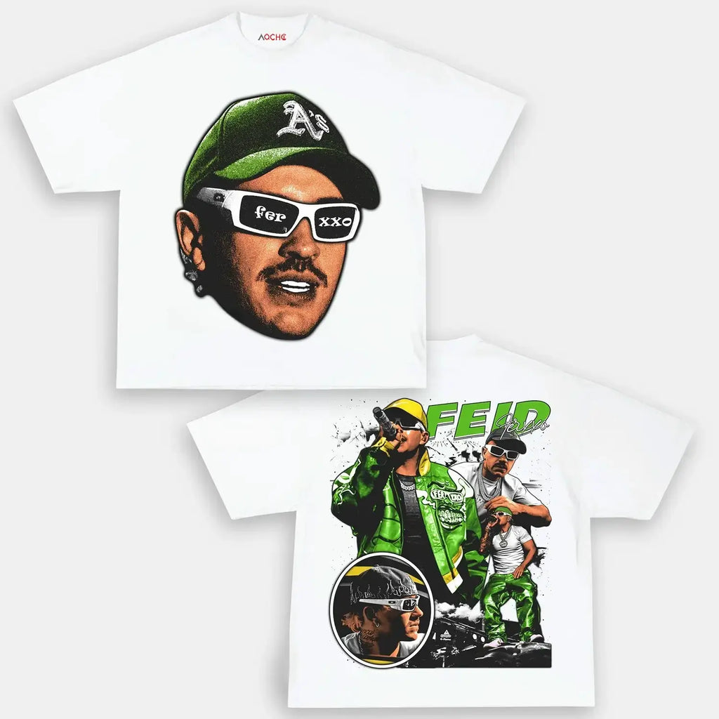 AQCHIC Feid V3 Unisex Graphic Heavyweight Cotton Shirt