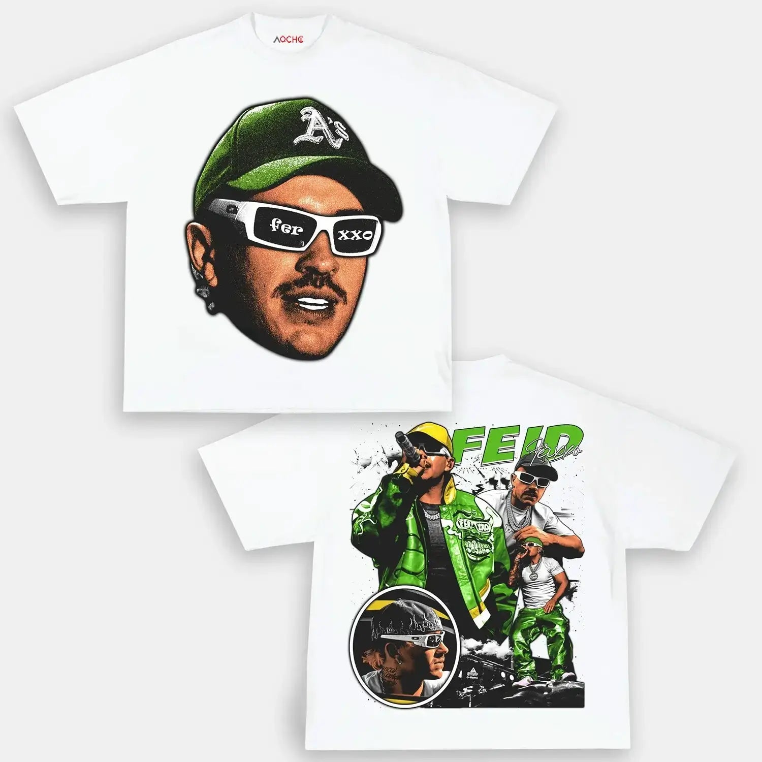 AQCHIC Feid V3 Unisex Graphic Heavyweight Cotton Shirt