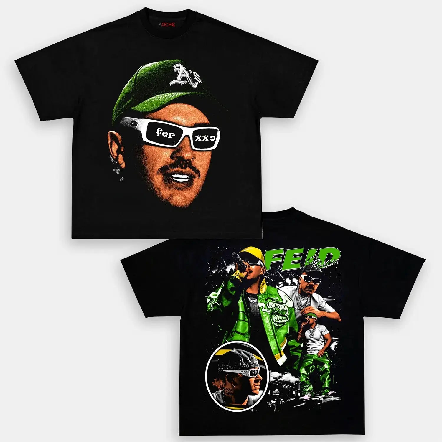 AQCHIC Feid V3 Unisex Graphic Heavyweight Cotton Shirt
