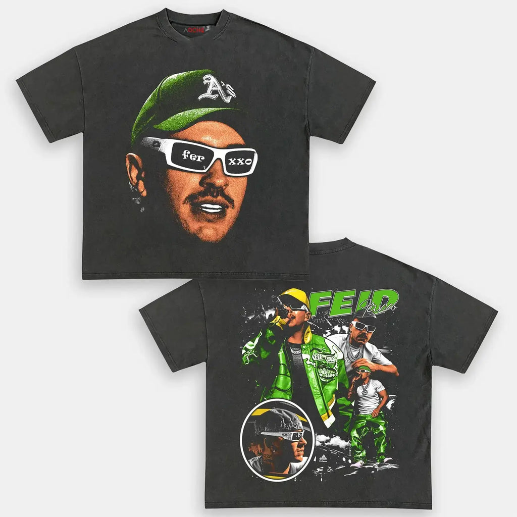 AQCHIC Feid V3 Unisex Graphic Heavyweight Cotton Shirt