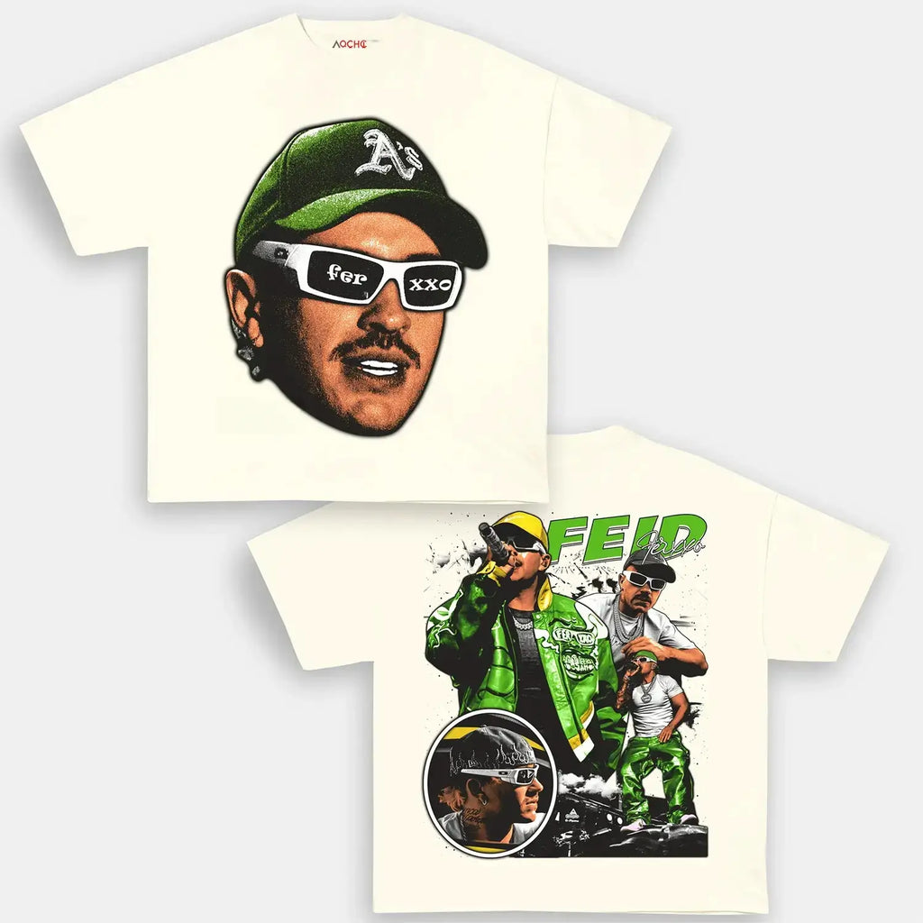 AQCHIC Feid V3 Unisex Graphic Heavyweight Cotton Shirt