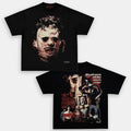 AQCHIC Texas Chainsaw Massacre Unisex Graphic Heavyweight Cotton Shirt