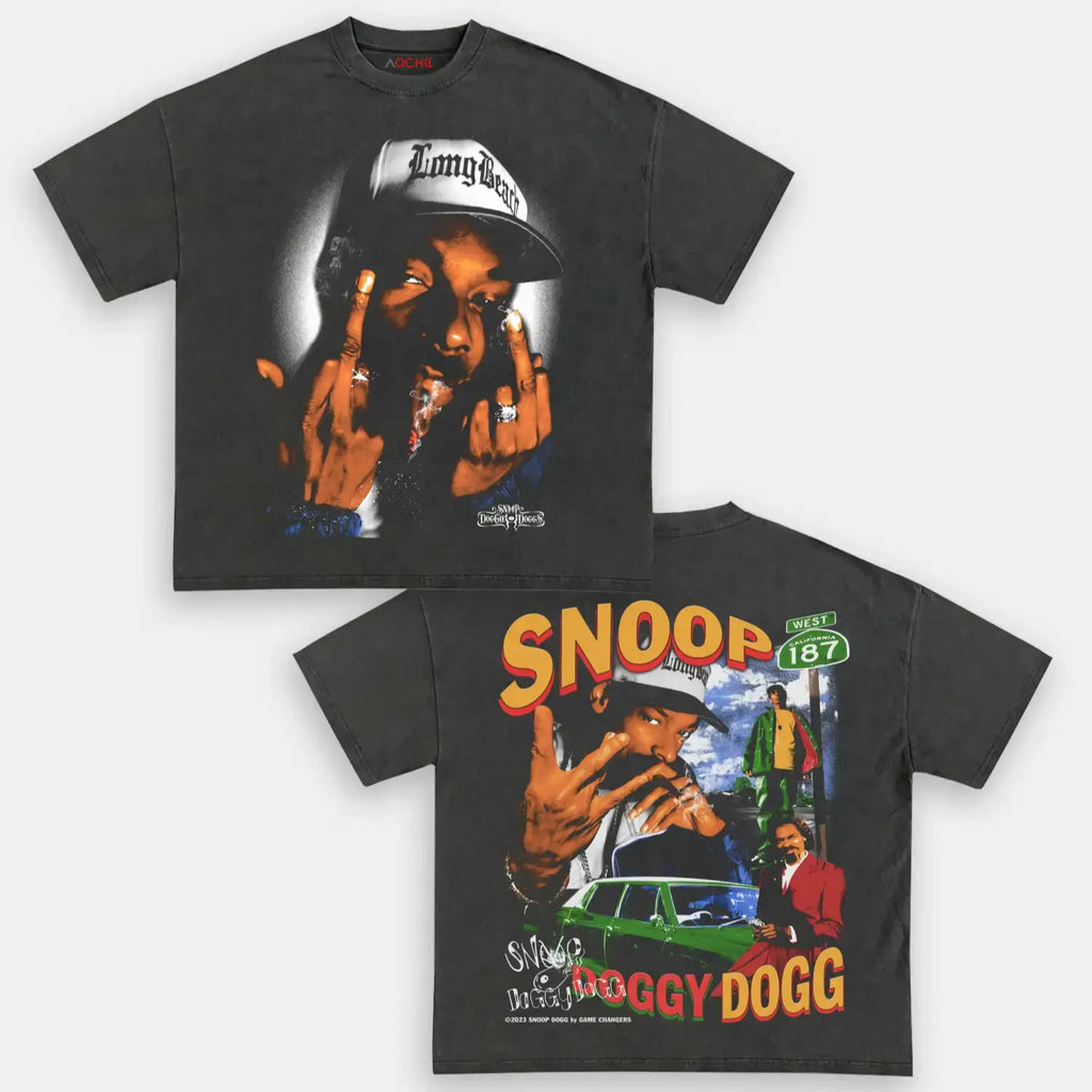 AQCHIC Snoop Dogg V2 Unisex Graphic Heavyweight Cotton Shirt
