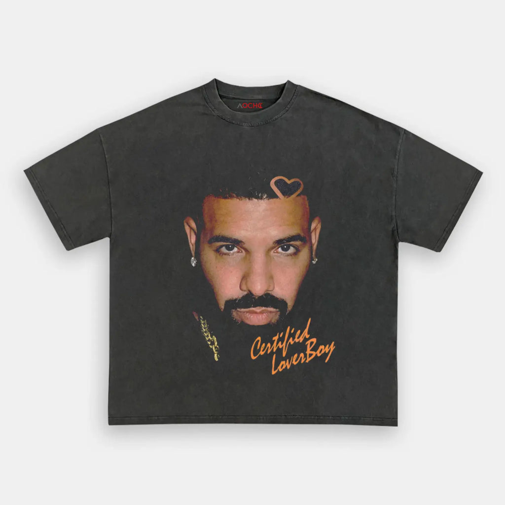AQCHIC Drake Big Face V3 Unisex Graphic Heavyweight Cotton Shirt