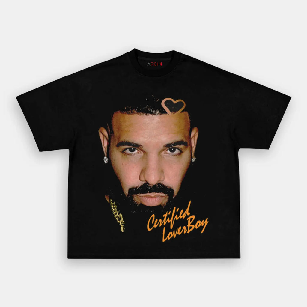 AQCHIC Drake Big Face V3 Unisex Graphic Heavyweight Cotton Shirt