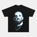 AQCHIC DRAKE BIG FACE Unisex Graphic Heavyweight Cotton Shirt