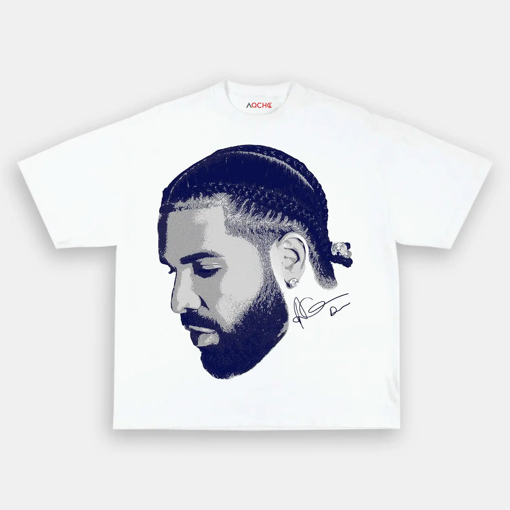 AQCHIC Drake Jumbo Unisex Graphic Heavyweight Cotton Shirt
