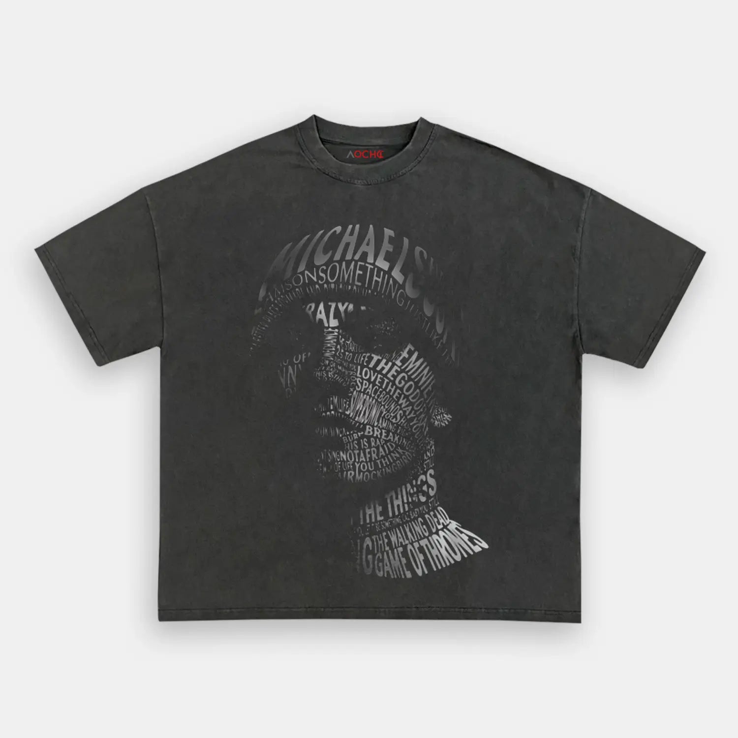AQCHIC Eminem Big Face V3 Unisex Graphic Heavyweight Cotton Shirt