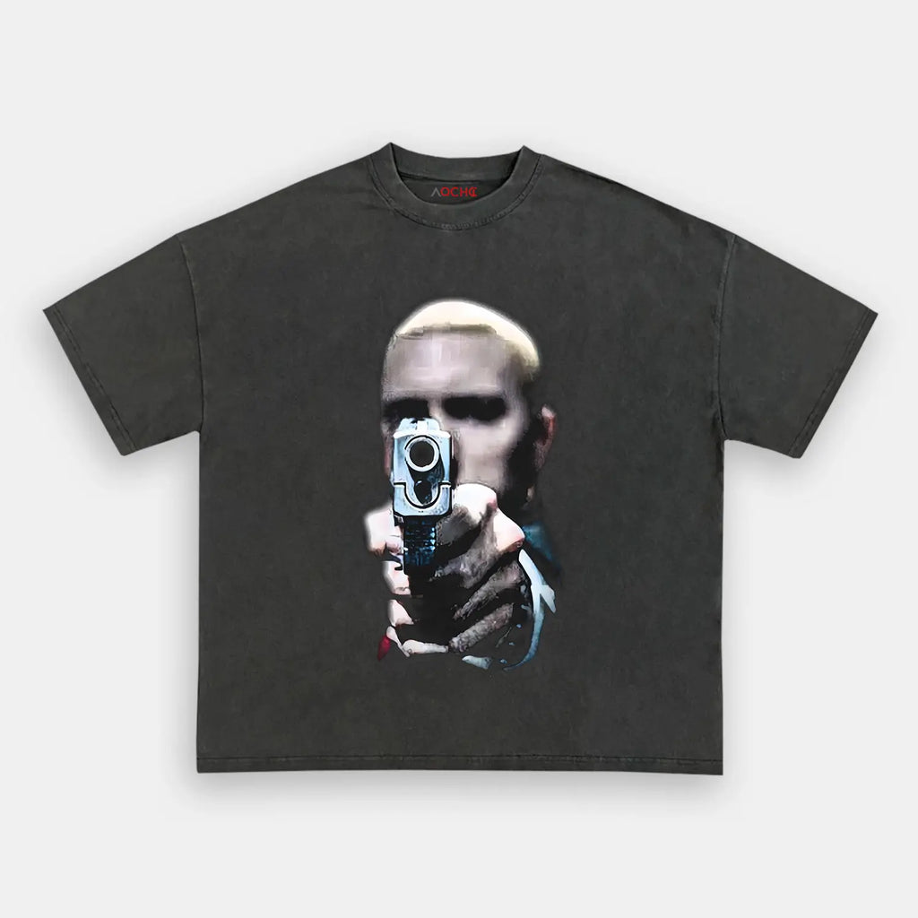 AQCHIC Eminem Unisex Graphic Heavyweight Cotton Shirt