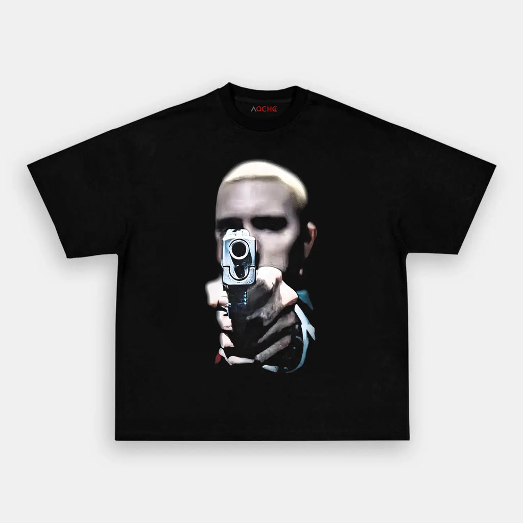 AQCHIC Eminem Unisex Graphic Heavyweight Cotton Shirt