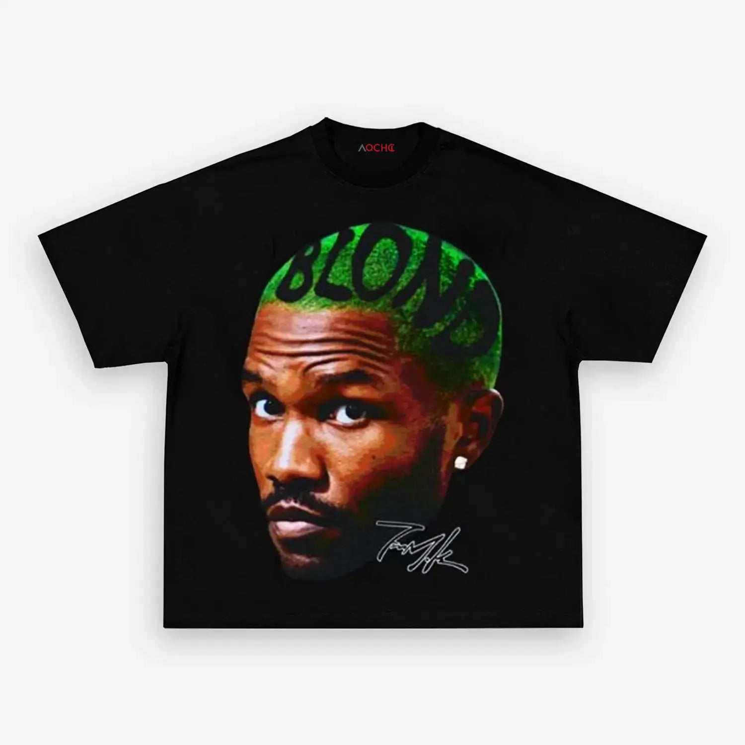 AQCHIC Frank Ocean Blonde Unisex Graphic Heavyweight Cotton Shirt
