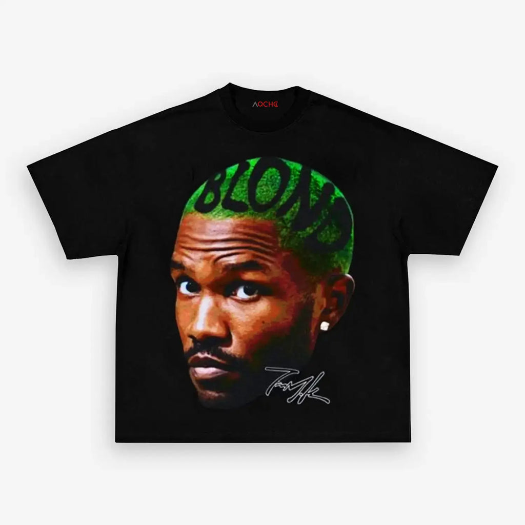 AQCHIC Frank Ocean Blonde Unisex Graphic Heavyweight Cotton Shirt