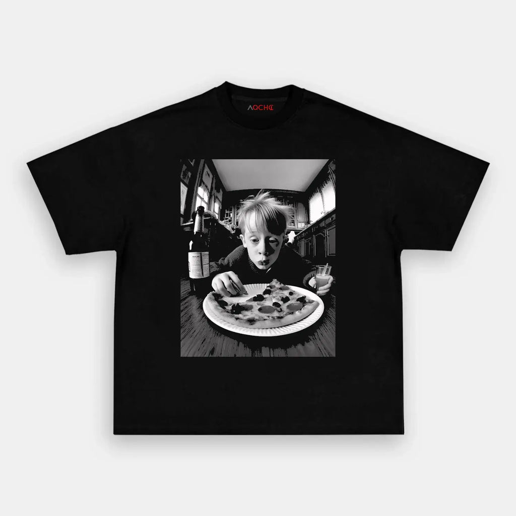 AQCHIC HOME ALONE 2.0 Unisex Graphic Heavyweight Cotton Shirt
