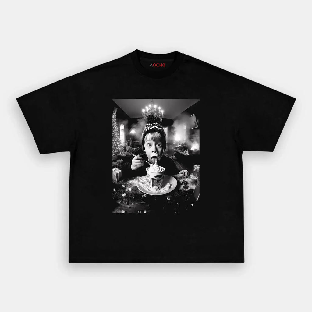 AQCHIC Home Alone 7.0 Unisex Graphic Heavyweight Cotton Shirt