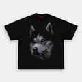 AQCHIC Husky Unisex Graphic Heavyweight Cotton Shirt