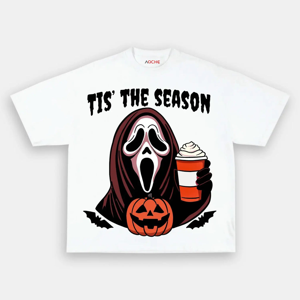 AQCHIC IT'S THE SEASON Unisex Graphic Heavyweight Cotton Shirt