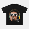 AQCHIC JAIRE ALEXANDER BIG FACE Unisex Graphic Heavyweight Cotton Shirt