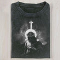 AQCHIC JESUS 2.0 Unisex Graphic Heavyweight Cotton Shirt