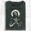 AQCHIC JESUS VINTAGE CLOTHES 4.0 Unisex Graphic Heavyweight Cotton Shirt