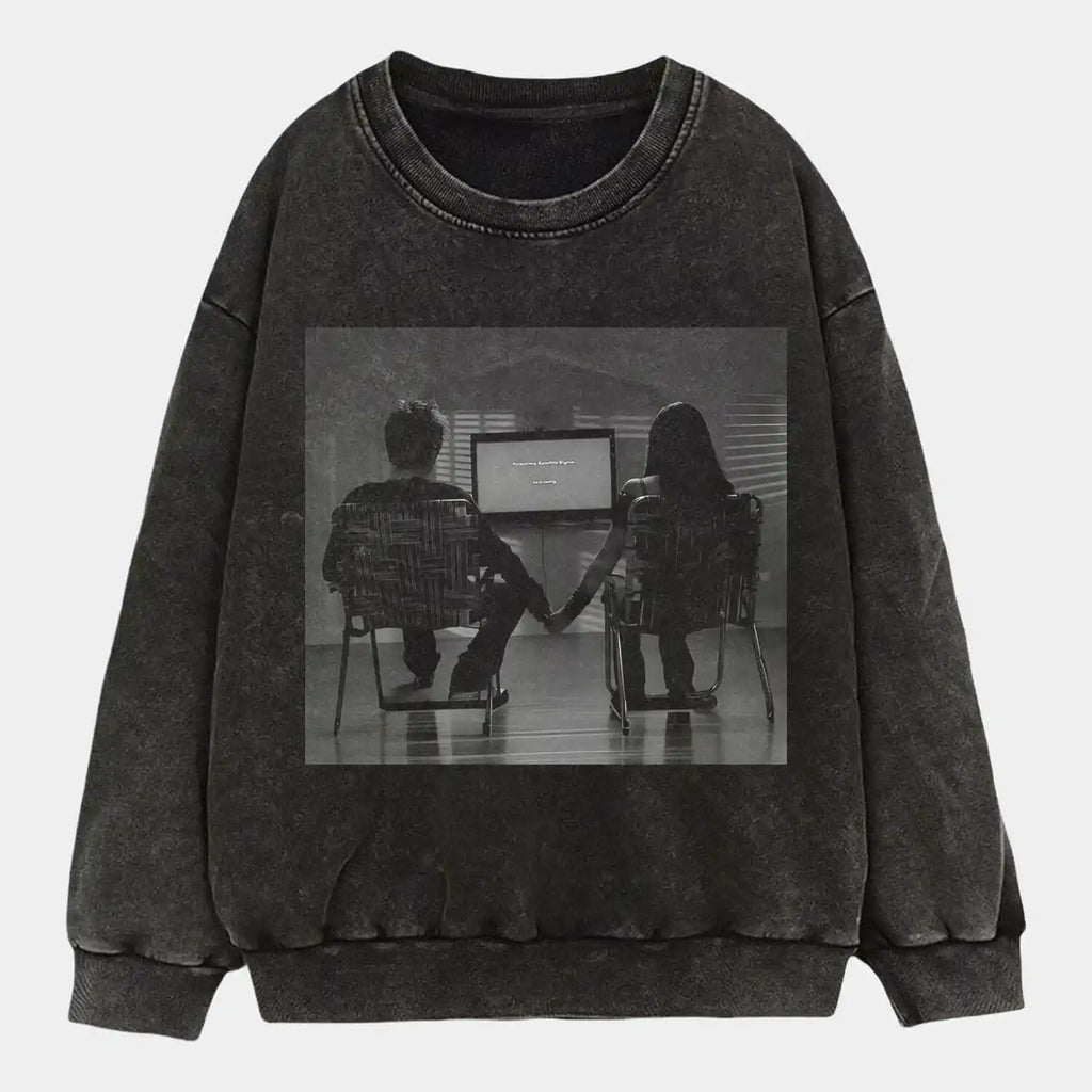 AQCHIC JESSE Y JANE Unisex Graphic Heavyweight Cotton Shirt