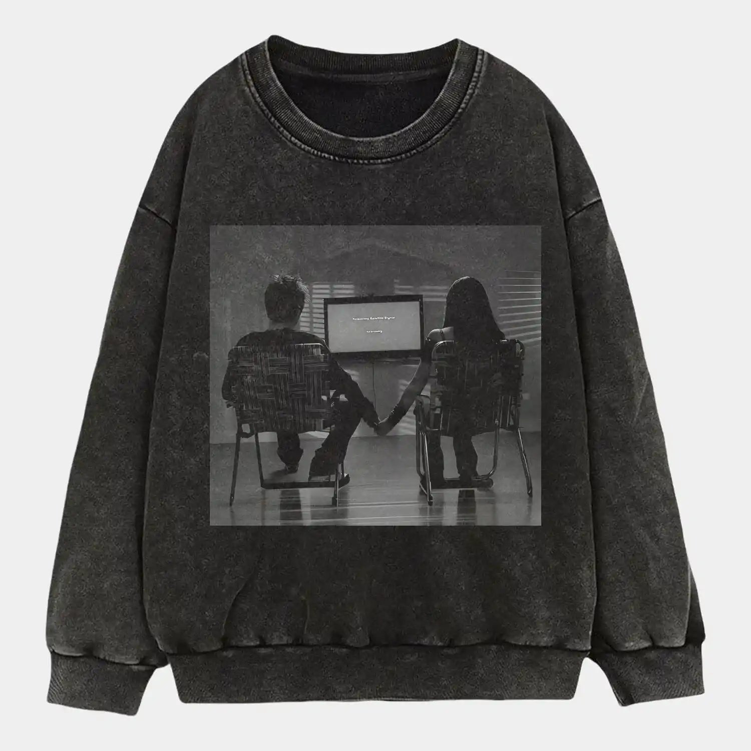AQCHIC JESSE Y JANE Unisex Graphic Heavyweight Cotton Shirt