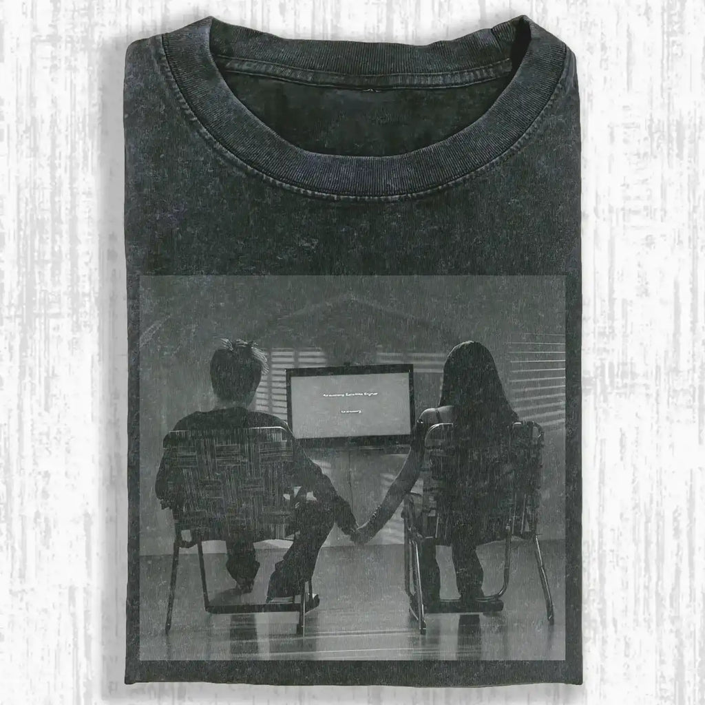 AQCHIC JESSE Y JANE Unisex Graphic Heavyweight Cotton Shirt