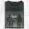 AQCHIC JESSE Y JANE Unisex Graphic Heavyweight Cotton Shirt