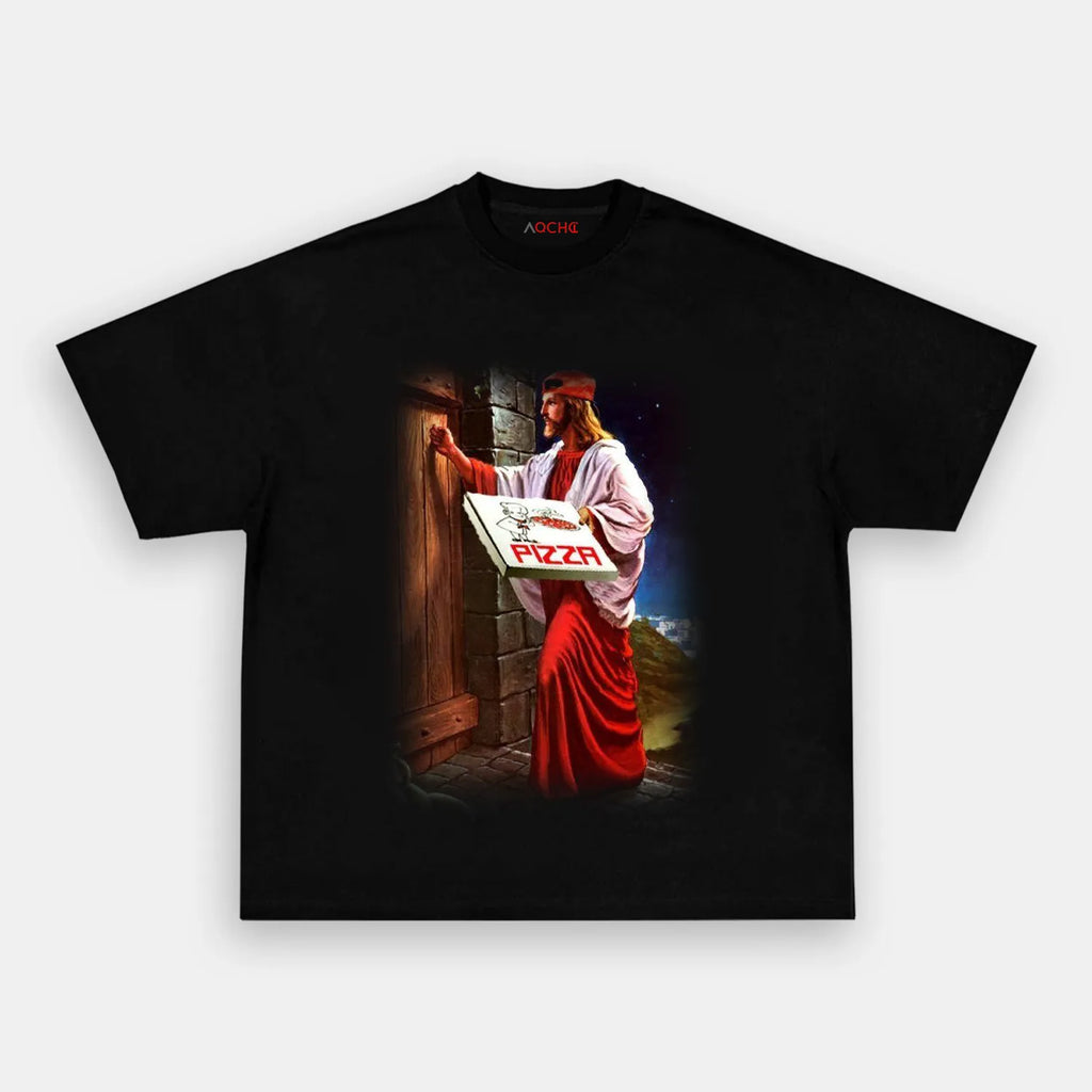 AQCHIC Jesus H. Christ Unisex Graphic Heavyweight Cotton Shirt
