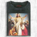 AQCHIC John Wick Jesus Unisex Graphic Heavyweight Cotton Shirt