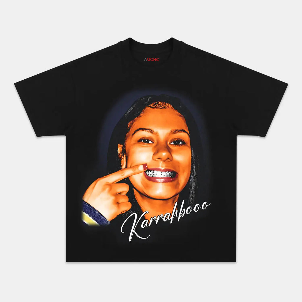AQCHIC KARRAHBOOO Unisex Graphic Heavyweight Cotton Shirt