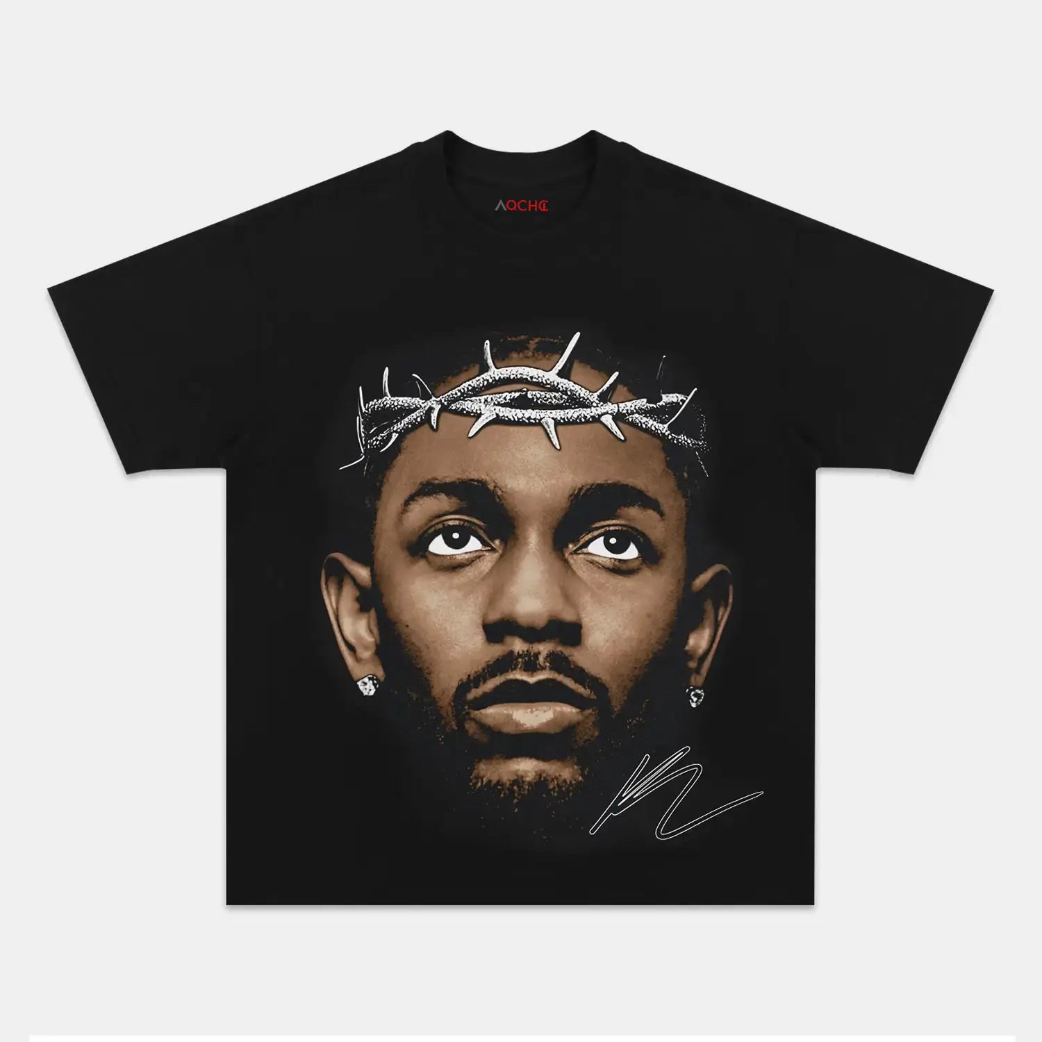 AQCHIC Kendrick Lamar Unisex Graphic Heavyweight Cotton Shirt