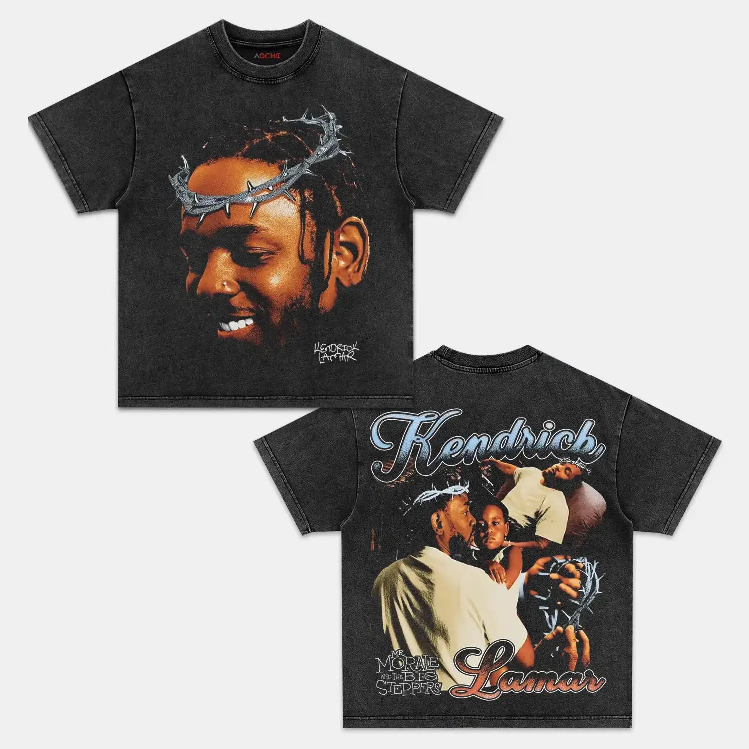 AQCHIC Kendrick Lamar Unisex Graphic Heavyweight Cotton Shirt