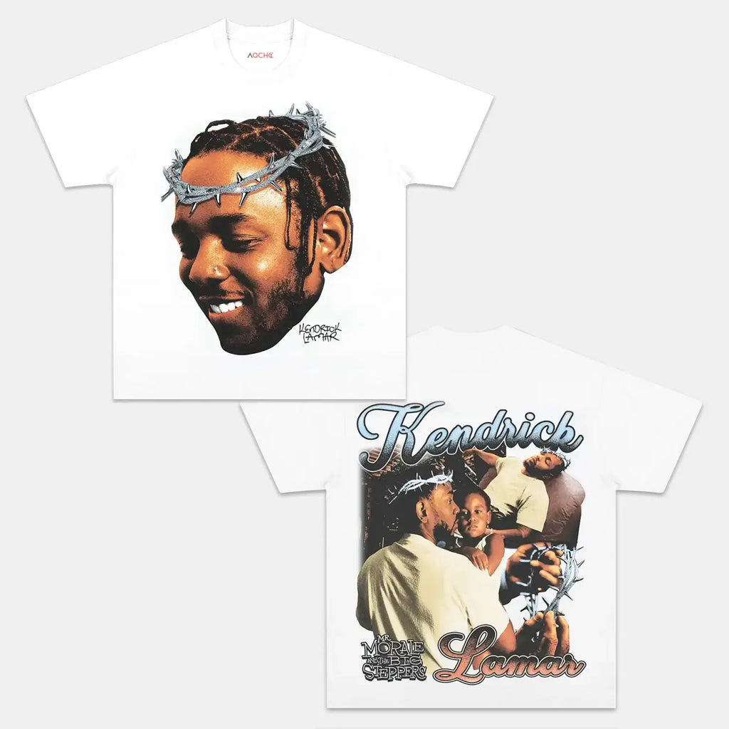 AQCHIC Kendrick Lamar Unisex Graphic Heavyweight Cotton Shirt