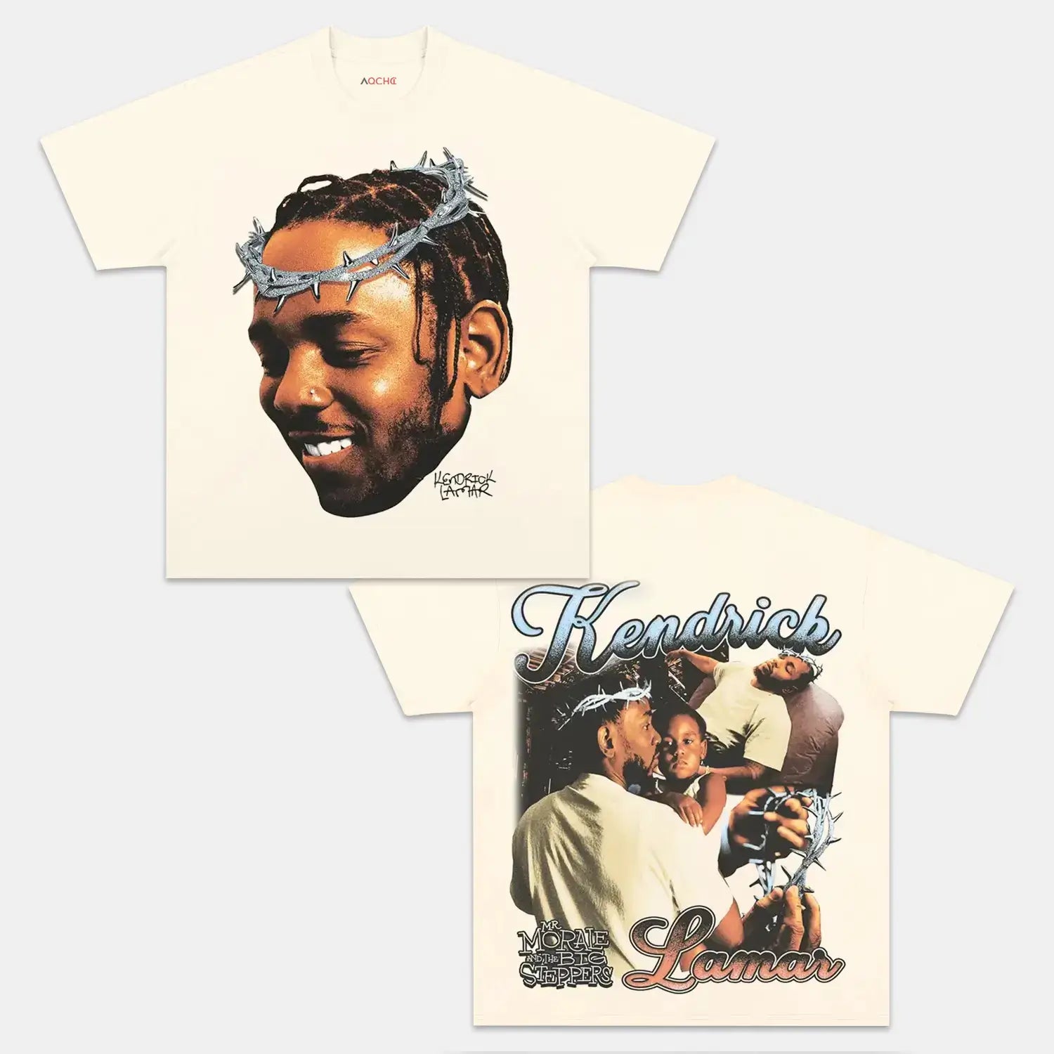AQCHIC Kendrick Lamar Unisex Graphic Heavyweight Cotton Shirt