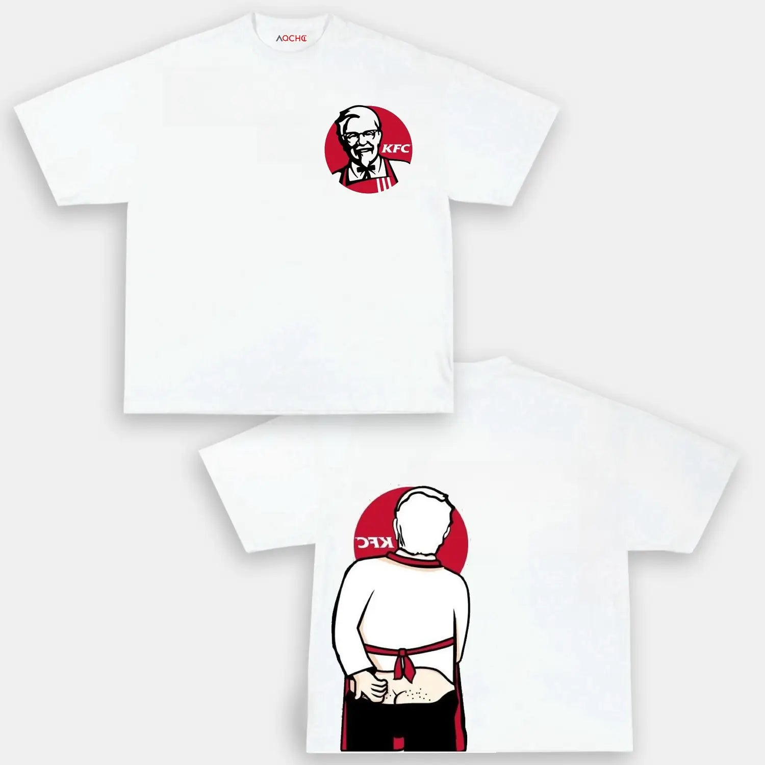 AQCHIC KFC Unisex Graphic Heavyweight Cotton Shirt