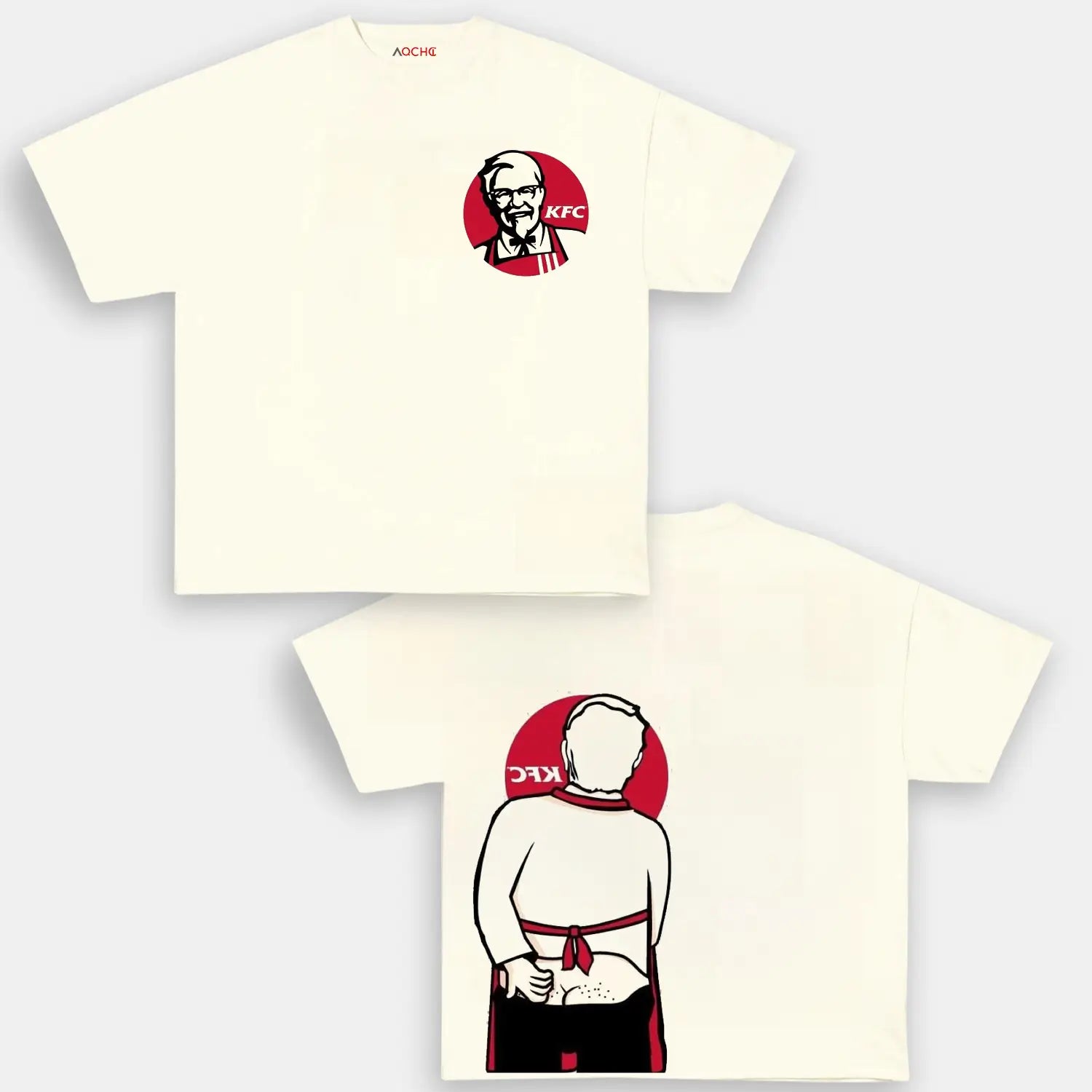 AQCHIC KFC Unisex Graphic Heavyweight Cotton Shirt