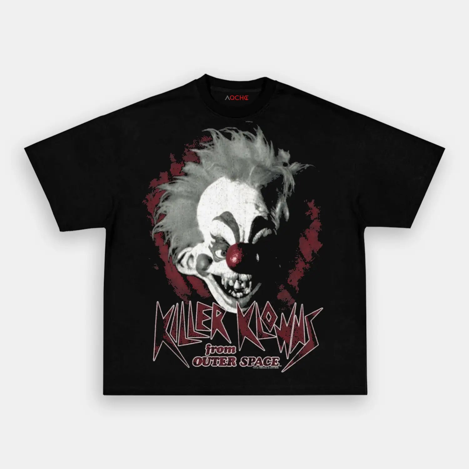 AQCHIC Killer Klowns From Outer Space Unisex Graphic Heavyweight Cotton Shirt