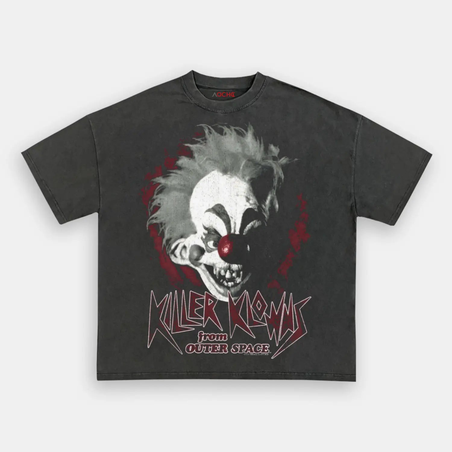 AQCHIC Killer Klowns From Outer Space Unisex Graphic Heavyweight Cotton Shirt