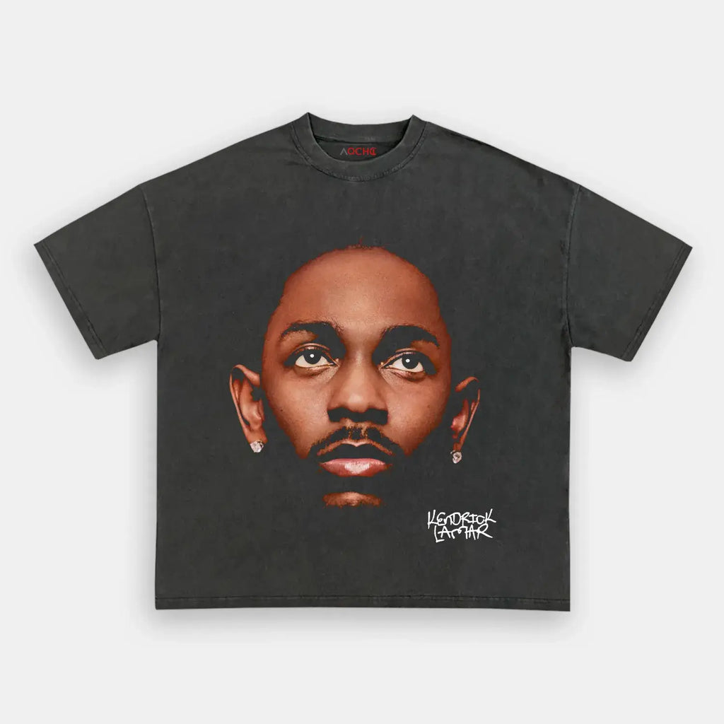 AQCHIC Kendrick Lamar Big Faces 2.0 Unisex Graphic Heavyweight Cotton Shirt
