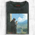 AQCHIC Knight and Cat 2.0 Unisex Graphic Heavyweight Cotton Shirt
