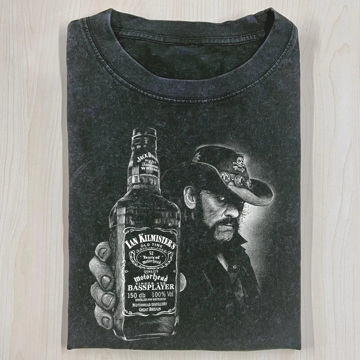 AQCHIC Lemmy Unisex Graphic Heavyweight Cotton Shirt