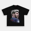 AQCHIC Lionel Messi Big Face Unisex Graphic Heavyweight Cotton Shirt