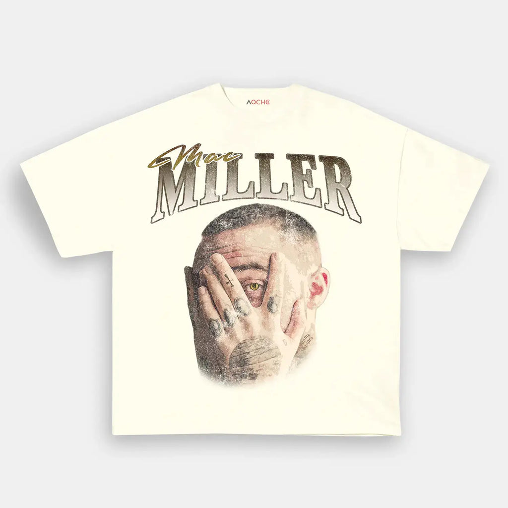 AQCHIC Mac Miller Unisex Graphic Heavyweight Cotton Shirt